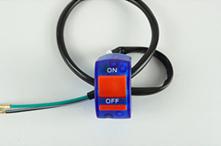 Universal Motorcycle Handlebar Switch ON OFF Button Flameout for Moto Motor Bike Black: C