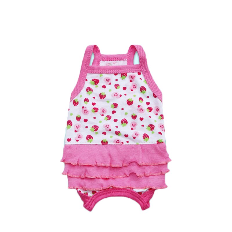Sommerkjole til hunde kawaii tøj sød kæledyr kat kjole hund nederdel tøj til hunde chihuahua kæledyr produkter yorkshire terrier: Lyserød / Xs