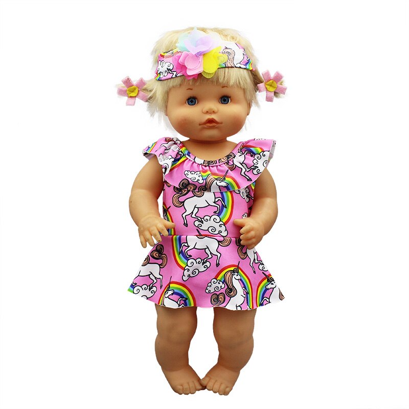 tocado + traje de baño ropa de muñeca ajuste 42cm Nenuco muñeca Nenuco su hermanos accesorios de muñeca: 1