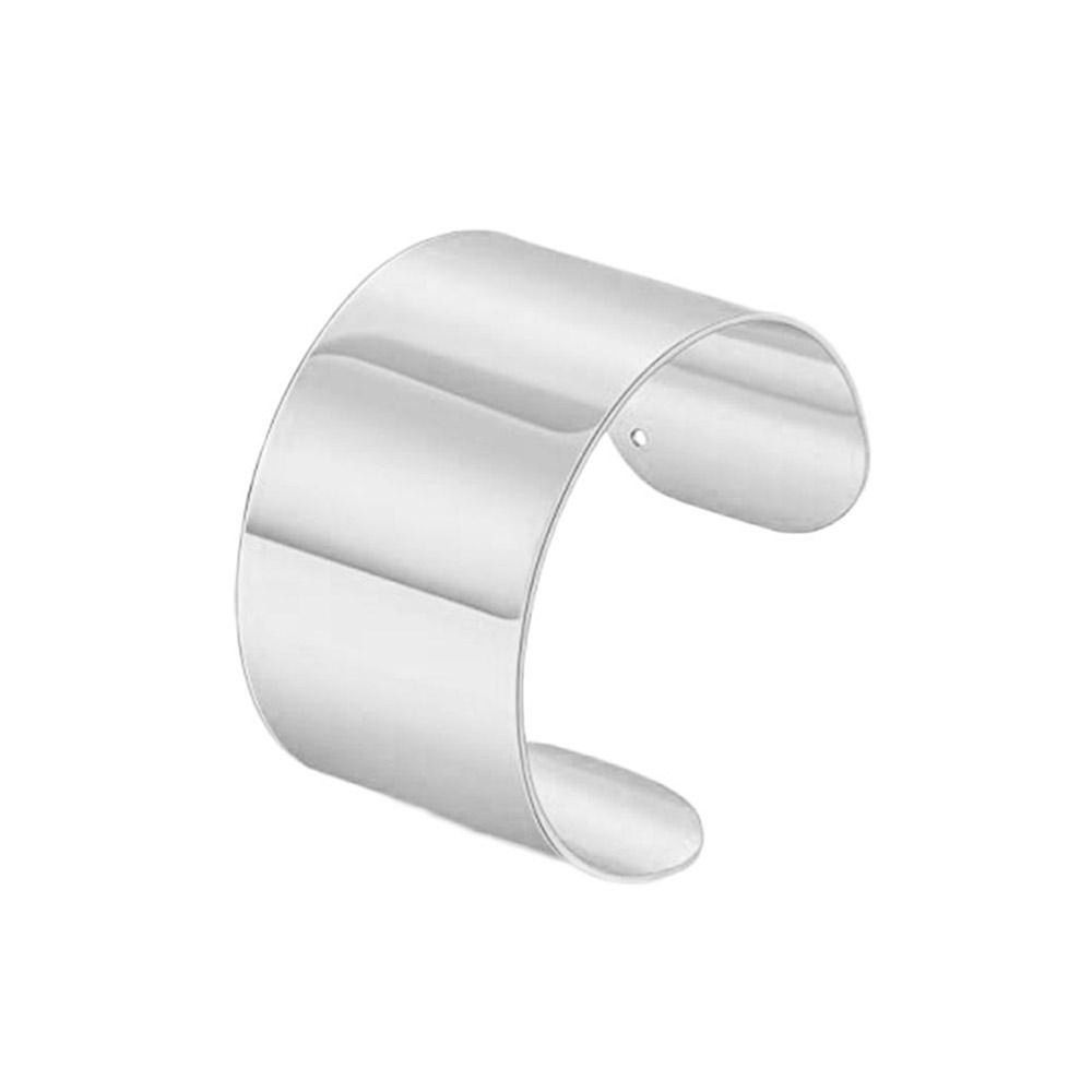 Chunky Heavy Wide Metal Bracelets For Women Open Cuff Exaggerated Cuff Bangles Trend Charm Arm Jewelry bijoux: Light Yellow Color