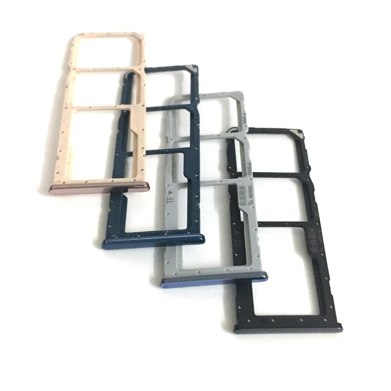 10 stuks Sim Kaart Lade Voor Huawei Y9 SIM Card Tray Slot Houder Vervanging Deel