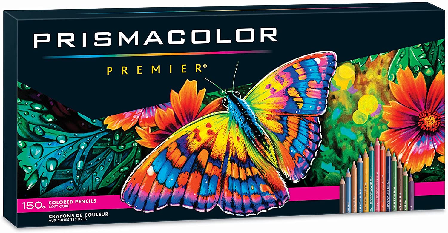 Original prismacolor premier farveblyanter 24 36 72 132 150 farver kunst forsyninger til tegning skitsering voksen farve blik æske