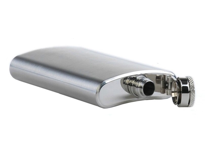 Stainless steel hip flask + funnel 4 5 6 7 8 10 oz Stainless Steel Hip Liquor Alcohol Flask Cap + Funnel F80