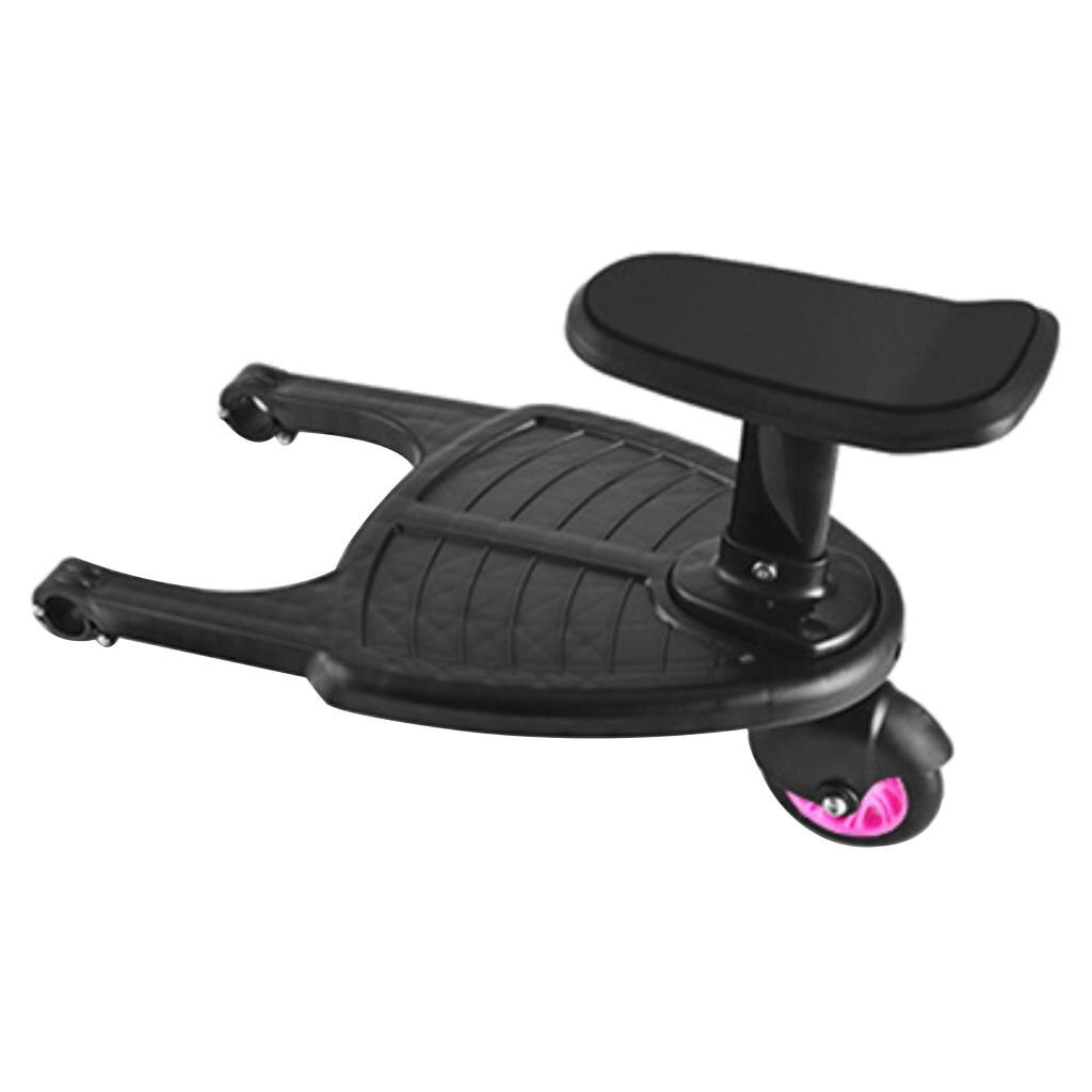 Buggy Wandelwagen Stap Board Stand Kind Wielen Kinderwagen Connector Met Seat