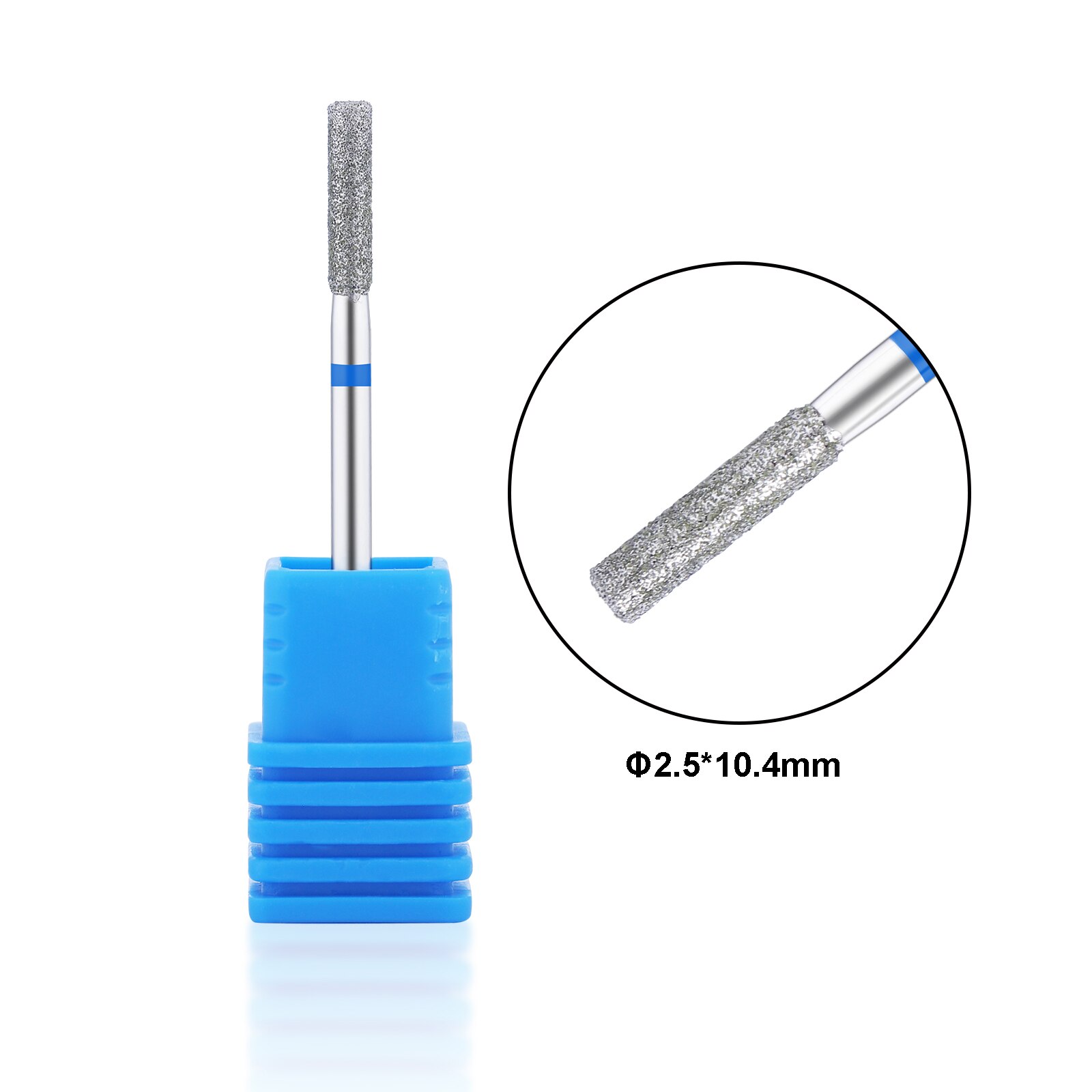 BNG Diamond Bit Small Barrel Shape Electric Nail Drill File Cuticle Cleaner Tool for Rotary Nail Drill Machine Manicure Pedicure: A24