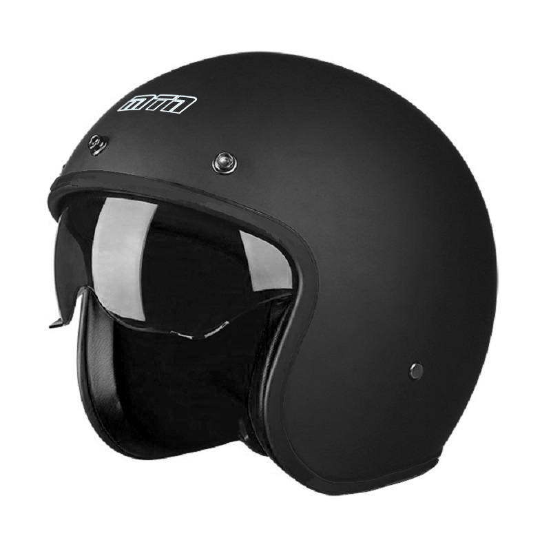 Motorhelm Open Gezicht Cafe Racer Retro Vintage Scooter Casco Casque Motor Capacete De Moto Fabriek Direct Verkoop