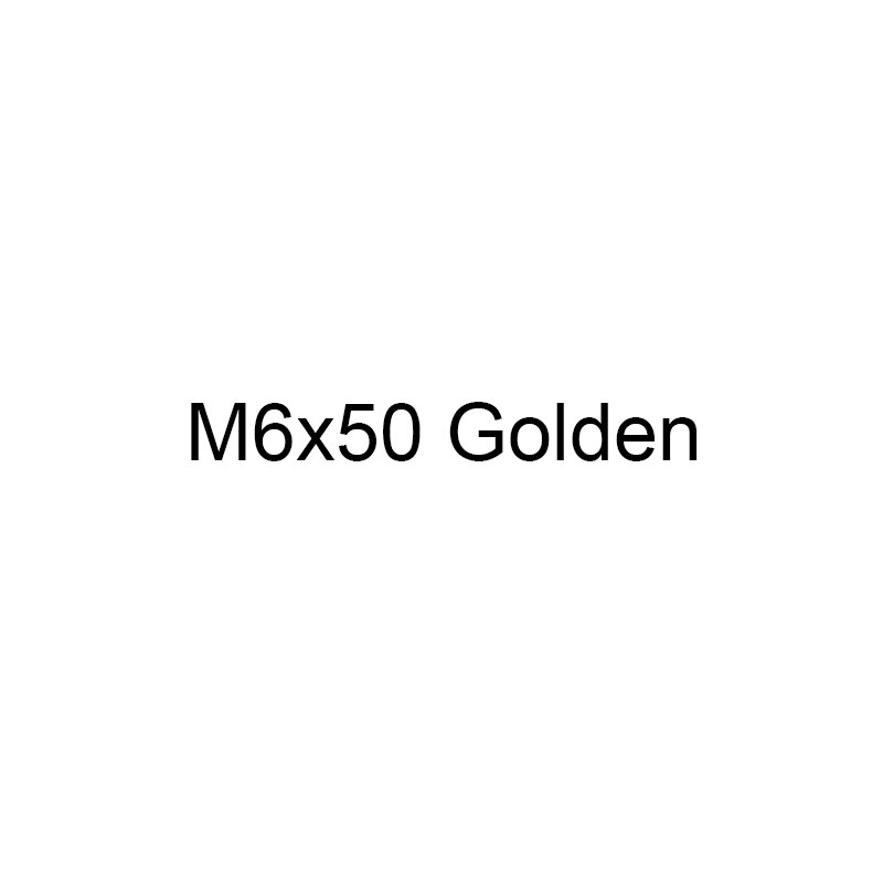 RISK 1pcs M6*30/35/40/50mm Titanium Bike Headset Bolt Bicycle Stem Top Cap Screw for MTB Road Bicycle M6x30mm M6x35 M6x40 M6x50: M6x50 Golden