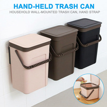 Trash Can Kitchen Wall Mounted Garbage Bin Recycle Compost Bin Bathroom Dustbin L9 #2