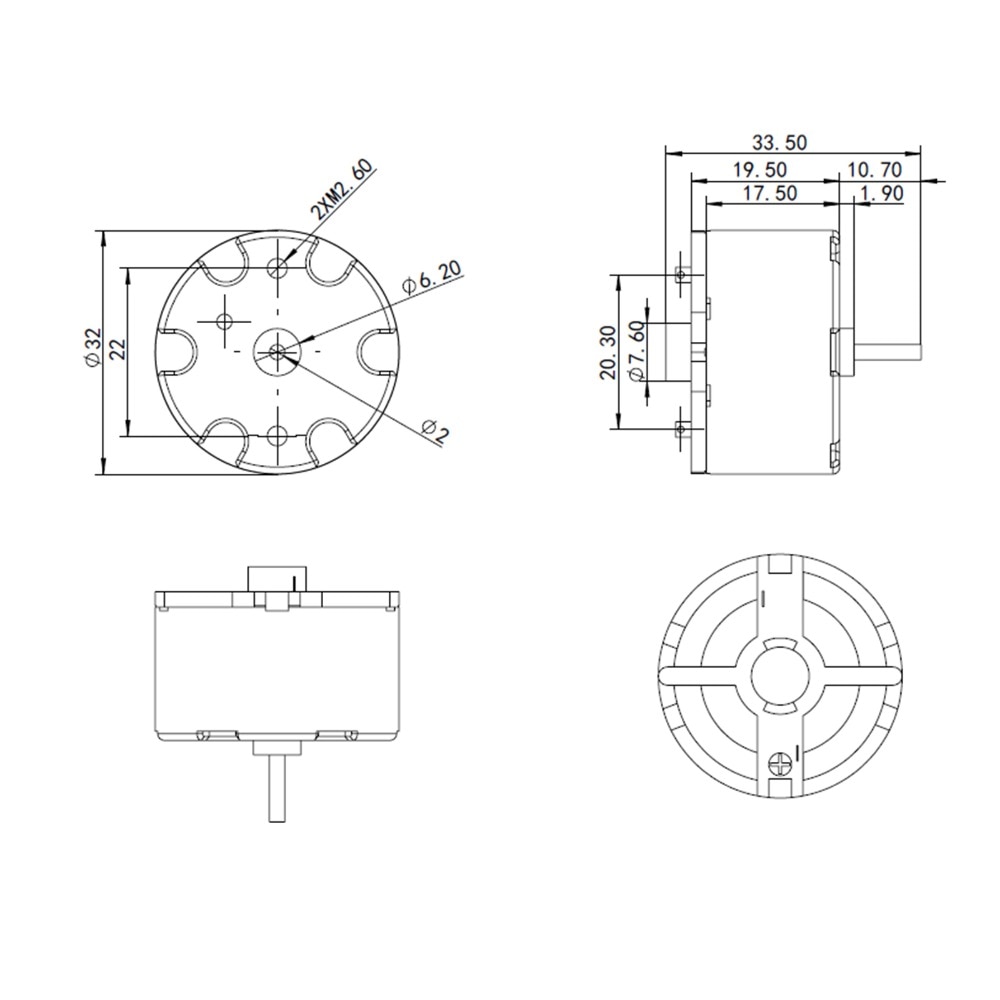 LIDAR Motor for Neato XV-25, XV-21,XV-11 XV-pro Botvac 65 70e D80 D85 Vacuum Cleaner Parts Accessories