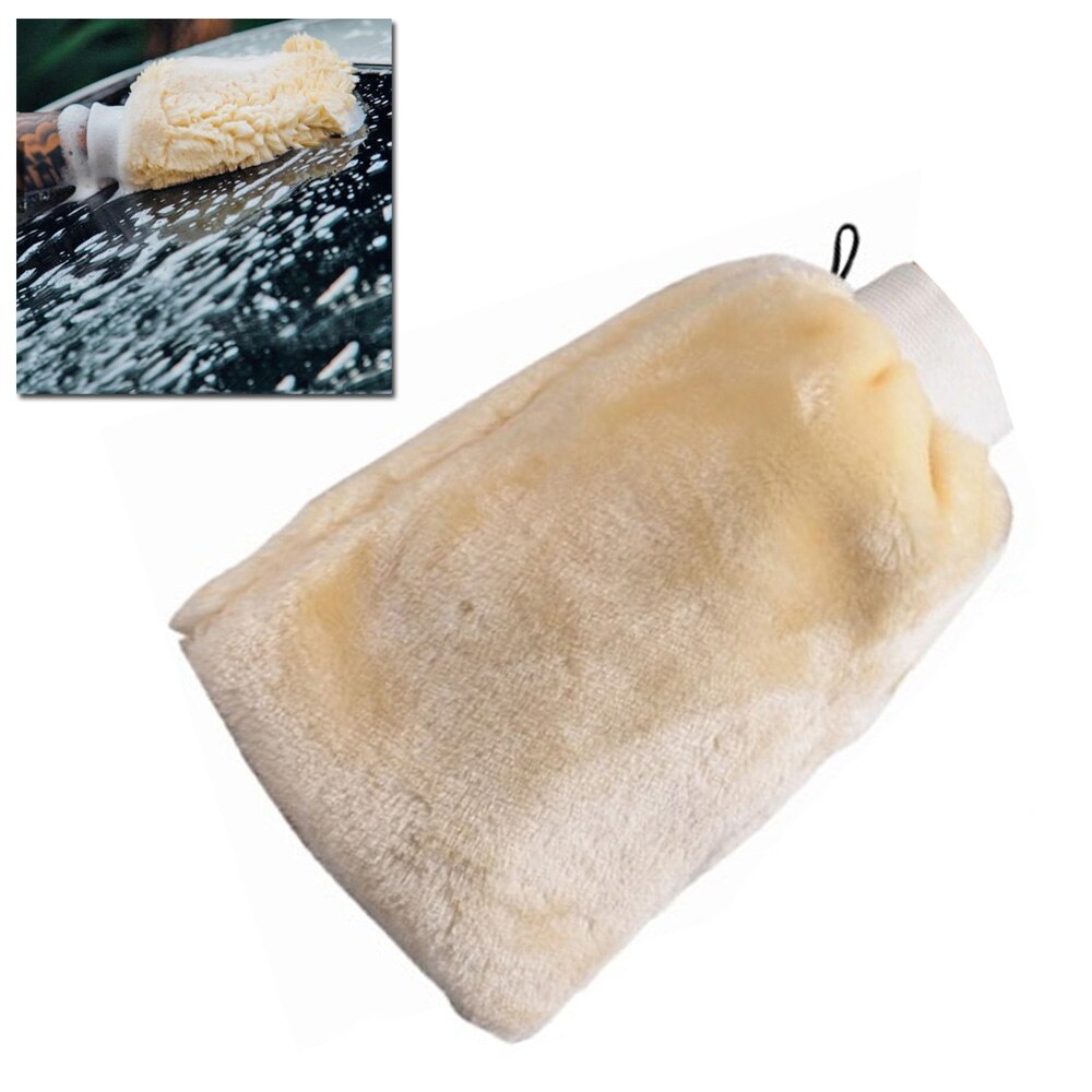 Washing Car Wash Gloves Wiping Artificial Wool 1pc Equipment Polishing