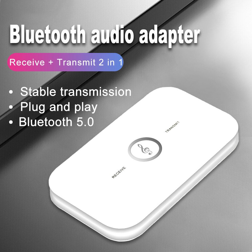 Hifi 2 in 1 Bluetooth 5.0 Audio Transmitter Receiver Wireless A2DP Bluetooth Audio Adapter Portable Audio Player Aux 3.5mm