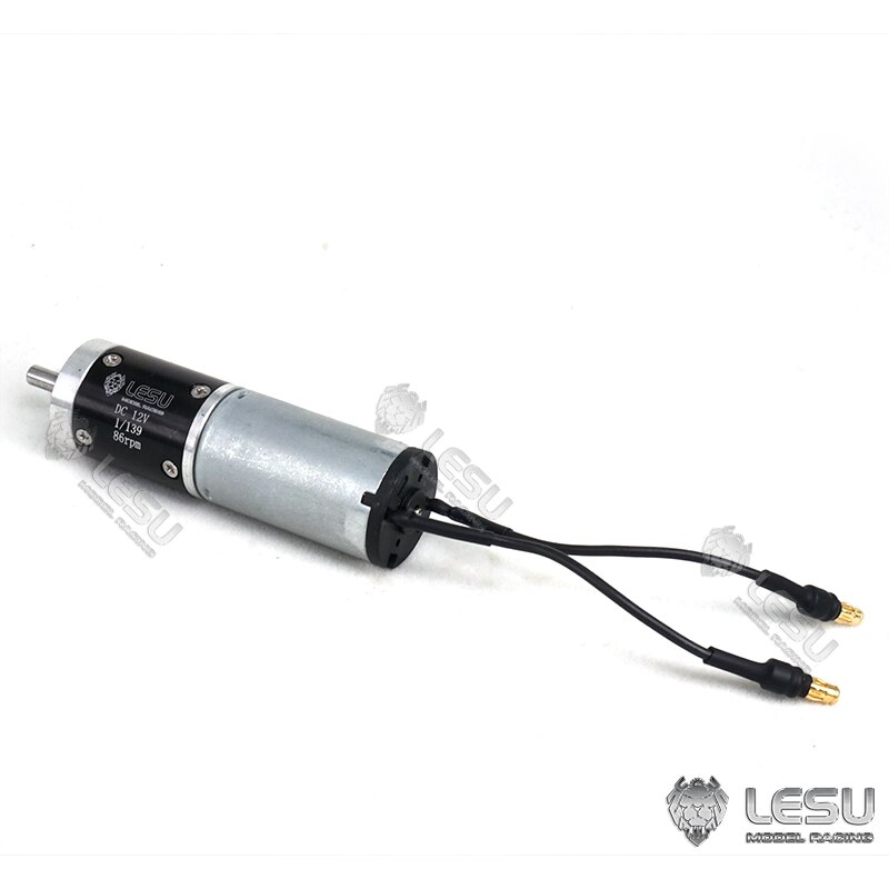 Lesu reduktion børstet motor til 1/14 rc hydrauliske metal carter 374 komatsu  pc360 gravemaskine diy model