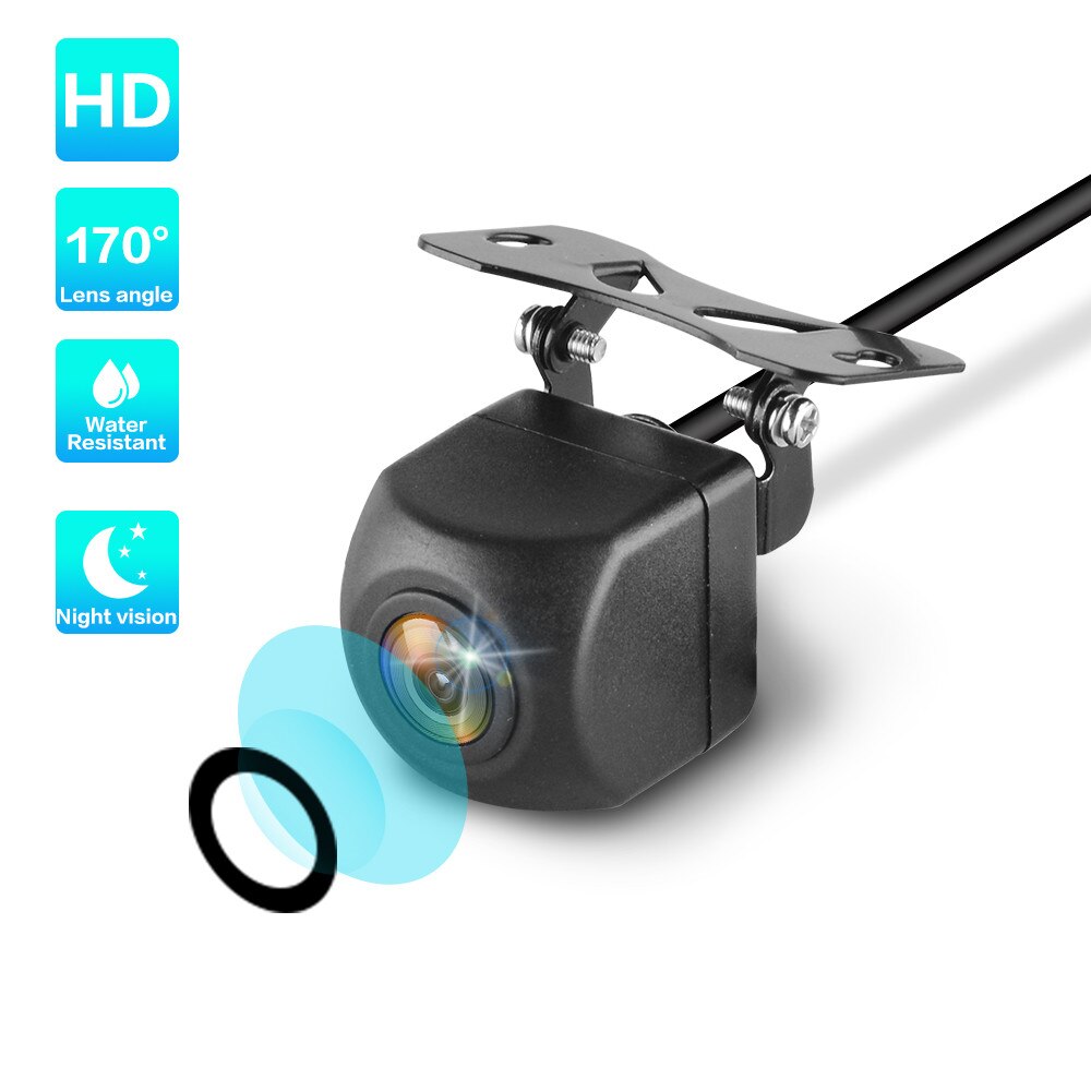Car Back Reverse Camera 170 Degree LED HD Fisheyes 1080P Optional Rear View Camera Night Vision Parking Assistance Camera