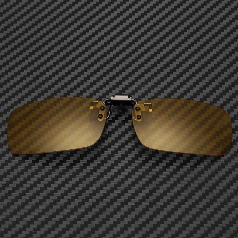 Brand yellow night vision glasses Clip-on polarized Ultralight UV400 driver anti glare glasses #CG9101TY