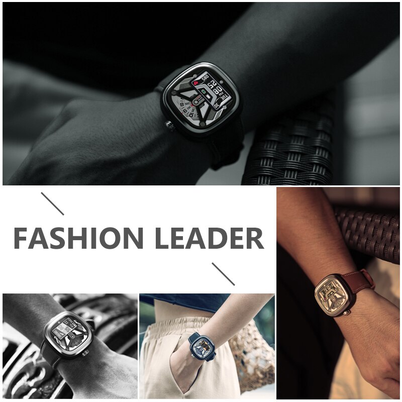 Zeblaze Hybrid 2 Hartslag Bloeddrukmeter Smartwatch 50M Waterdichte 0.96 ''Ips Stijlvolle Lange Levensduur Batterij Smart horloge