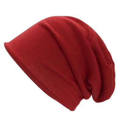 Frühling Frauen Männer unisex Gestrickte Winter Kappe lässig Mützen Einfarbig Hüfte-hüpfen schnappen schlapp Skullies Motorhaube Mütze Hütte gorro: Burgund
