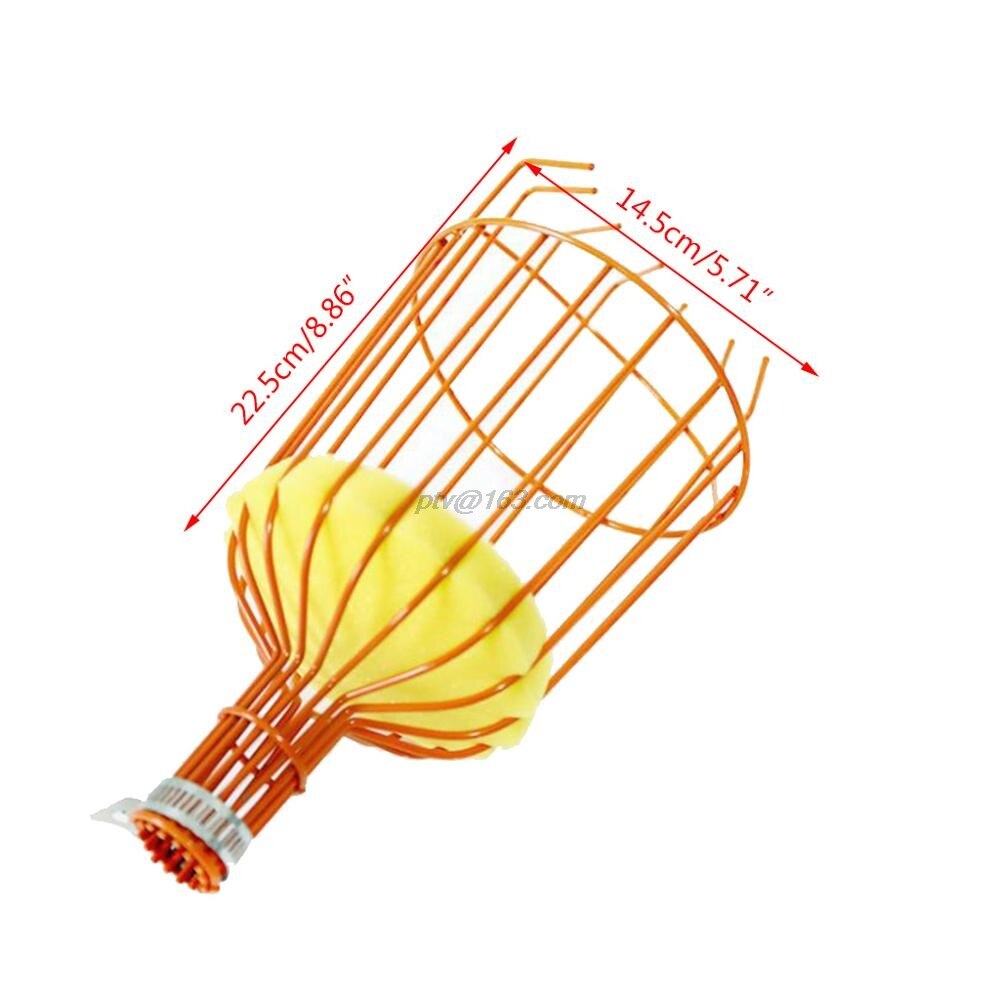 Stainless Steel Deep Fruit Picker Basket Basket Convenient Horticultural Gardening Orange Apple Peach Pick Tools