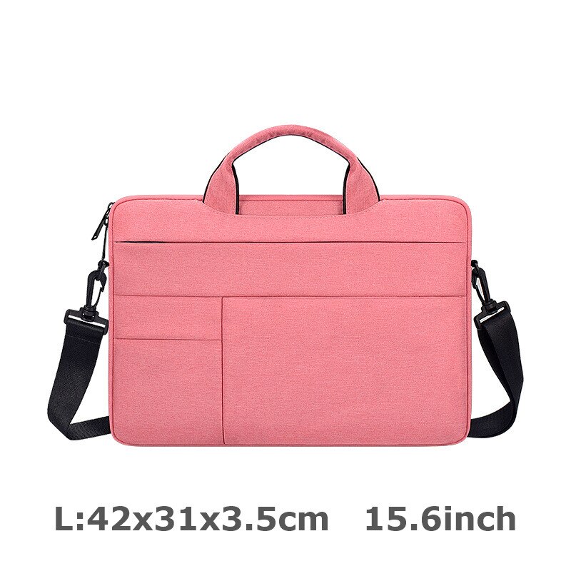 Men 13.3 14.1 15.4 15.6 Inch Waterproof Laptop Briefcase Business Handbag for Men Large Capacity Messenger Shoulder Handbag: 2-L