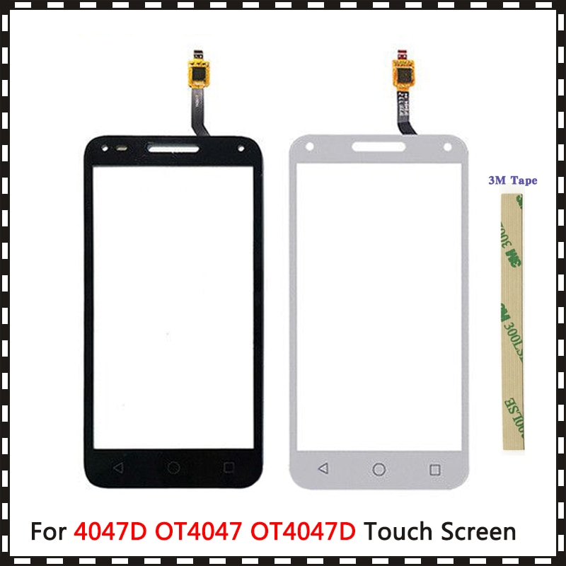 5.0 "Voor Alcatel One Touch U5 3G 4047D 4047G 4047 OT4047 OT4047D Touch Screen Digitizer Sensor Buitenste glas Lens Panel