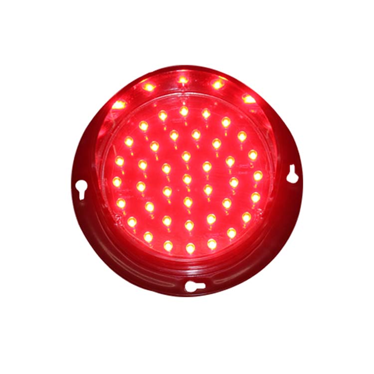 Mini 100mm vandtæt  dc 12v eller  dc24v rødt lys led udskiftning af trafiklys