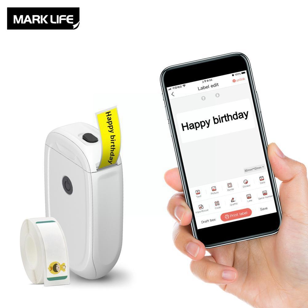 P11 Label Printer Handheld Draagbare Bluetooth Mini Thuis Kleine Draadloze Kantoor Barcode Prijs Levert Printers Thermische Stok S4m4