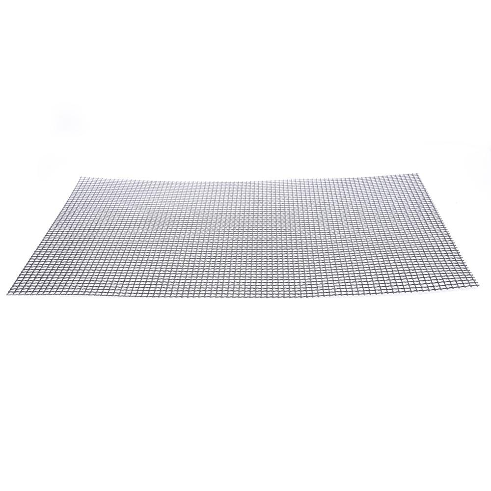 30 x 40 x 0.2cm ikke-pinne bbq grille netting matt grillmatte gitter form bbq matt varmebestandig barbacoa grillmatte