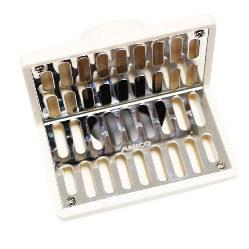 304 Stainless Steel Wall Side Row Dual-purpose Floor Drain PVC75 PVC56 PVC50 PVC40Tube Balcony Wall Corner Floor Drain