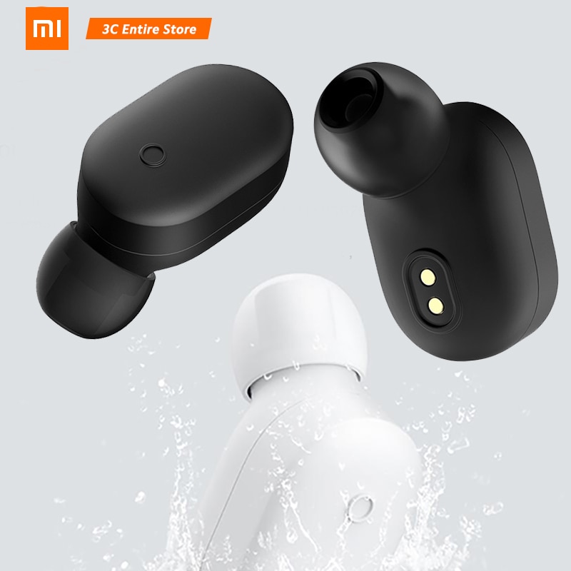 Original Xiaomi Bluetooth 4.1 Earphone Mini Sport Wireless Headset Waterproof With Mic Handsfree In Ear Piston Earpod