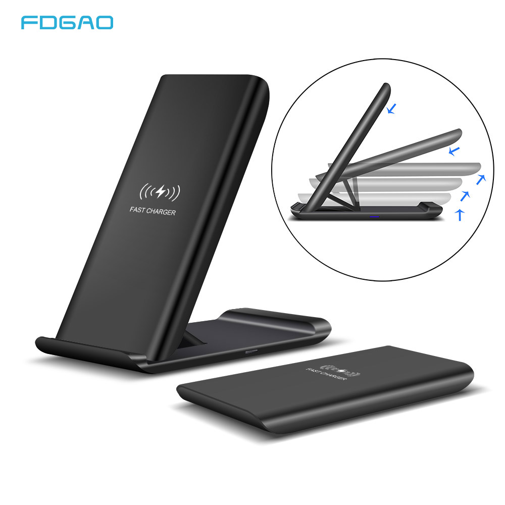 FDGAO-Base de carga inalámbrica Qi 2 en 1, 20W, para Samsung S21, S20, S10, IPhone 13, 12, 11, XR, X, 8, Airpods Pro