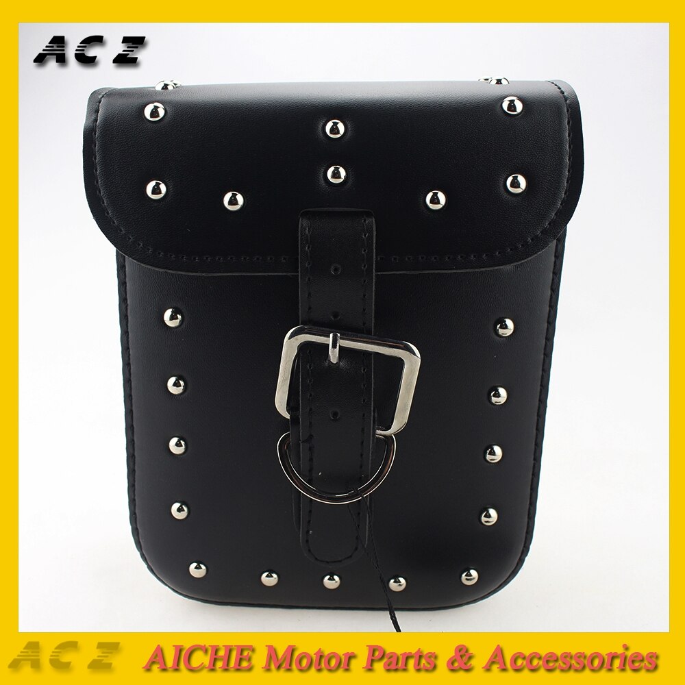 Motorcycle Saddle Bags Cruise Vehicle Leather Side Tool Tail Head Bag Luggage Borsello Universal for Harley Yamaha Kawasaki