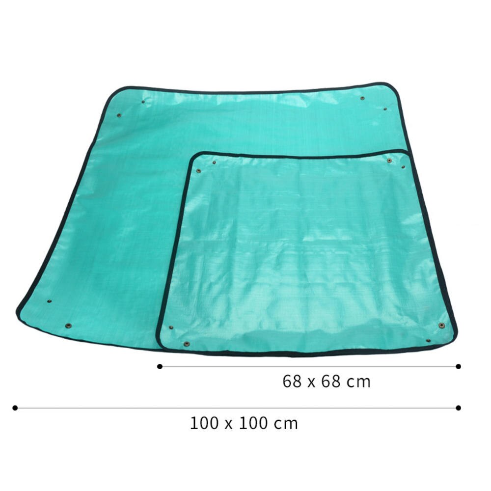 68CM/100CM esterilla de jardinería reutilizable PE, esterilla de jardinería verde, almohadilla de jardinería, planta, balcón, alfombrilla de flores súper ligera, tapete de jardín