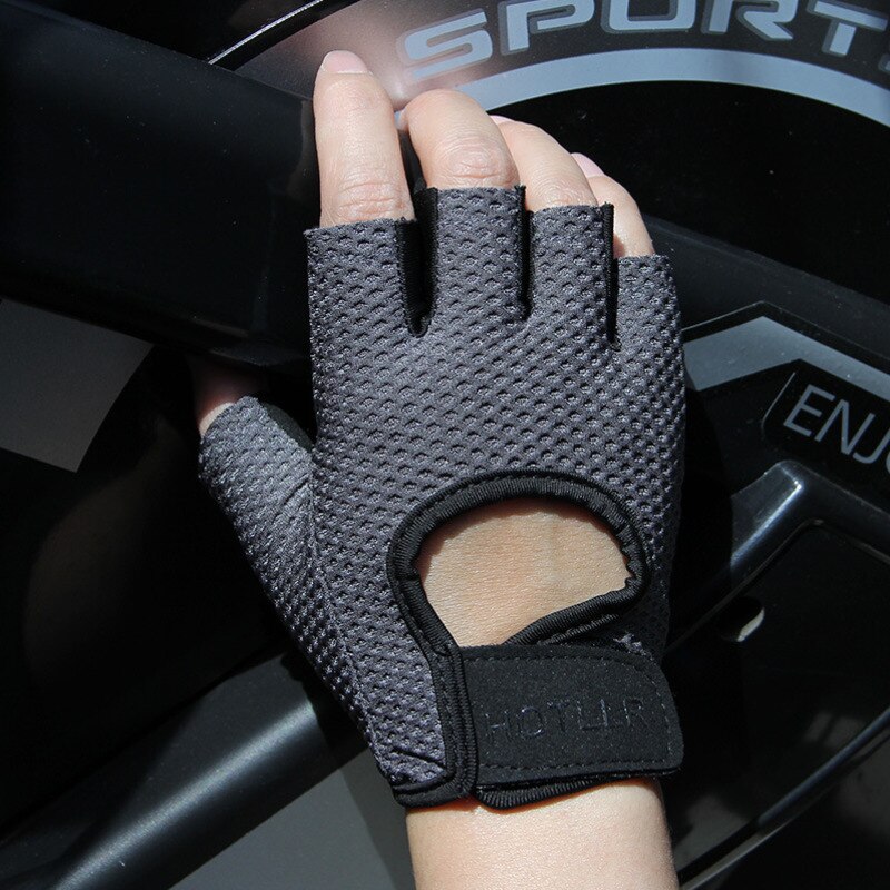 Gym fitness handschoenen power gewichtheffen dames heren workout bodybuilding halve vinger handbeschermer