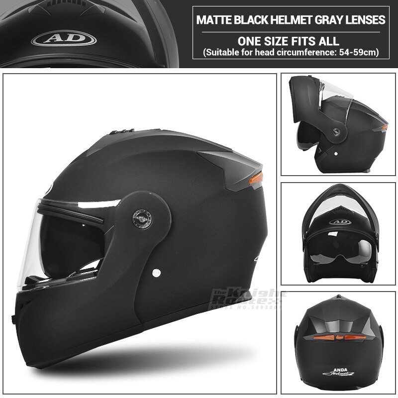 Rosa Motorrad Helm Männer Motorrad Biker Volle Gesicht Helm Flip Dual Objektiv Modulare Roller Motocross Reiten Moto Crash Helm: 107  HD MT BK