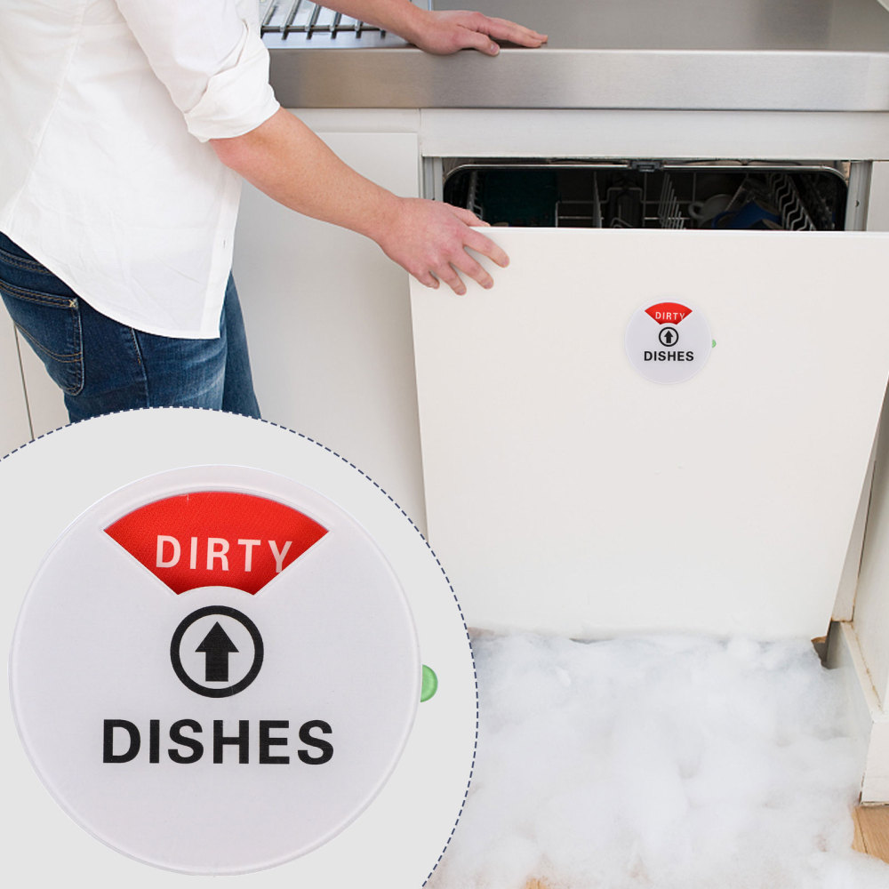 Dishwasher Magnet Sign Clean Dirty Sign Indicator Non-Scratching Clean Dirty Indicator Sign Dishwasher Magnet Cover