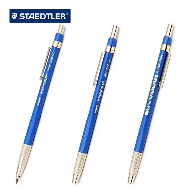 Staedtler 780 C Mars technico Automatic Mechanical Pencil 2.0mm Blue Body Color Leadholder for drawing, sketching and writing