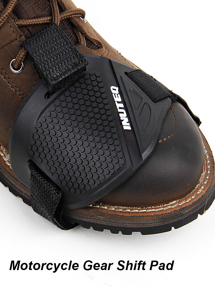 Almohadilla de goma para cambio de marchas de motocicleta, Protector de goma para botas, cubiertas de zapatos