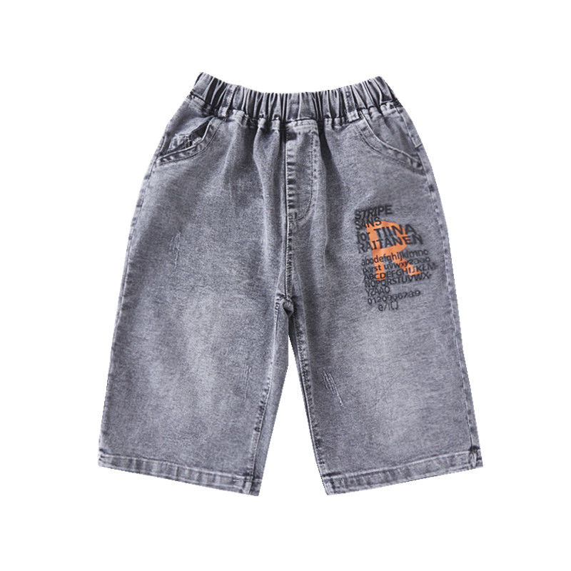 2022 New Summer Kids Baby Boys Jeans abbigliamento pantaloncini di Jeans pantaloni vita elastica pantaloni corti bambini ragazzo abbigliamento Casual 4-12Y