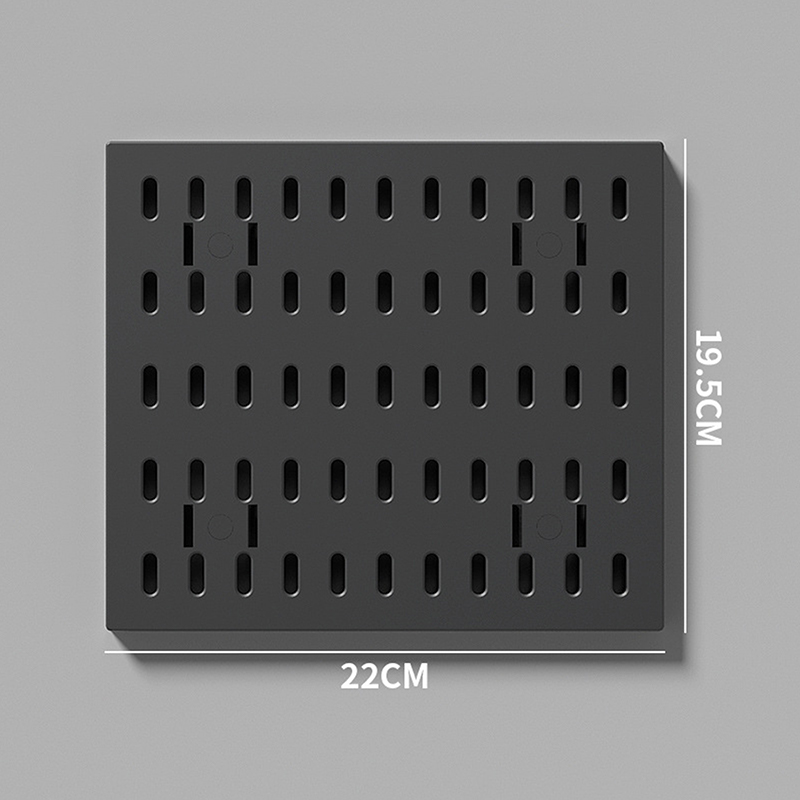 Nuevos accesorios de tablero perforado DIY, estante colgante, ganchos de almacenamiento, organizador de pared sin perforación, organización artesanal para garaje, cocina y habitación: Verde