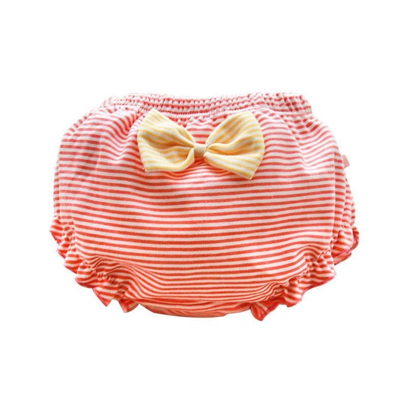 Enfant en bas âge bébé filles sous-vêtements en coton culotte infantile mignon grand Bow Shorts pour enfants caleçons 11: B / 4Y