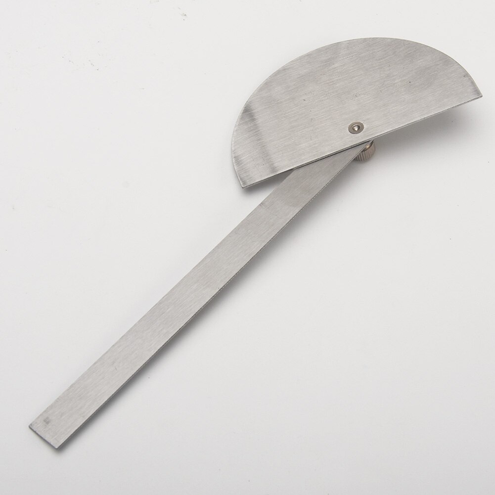 14.5cm 180 Degree Practical Protractor Angle Finder Craftsman Ruler Stainless Steel Caliper Measuring Tools Woodworking