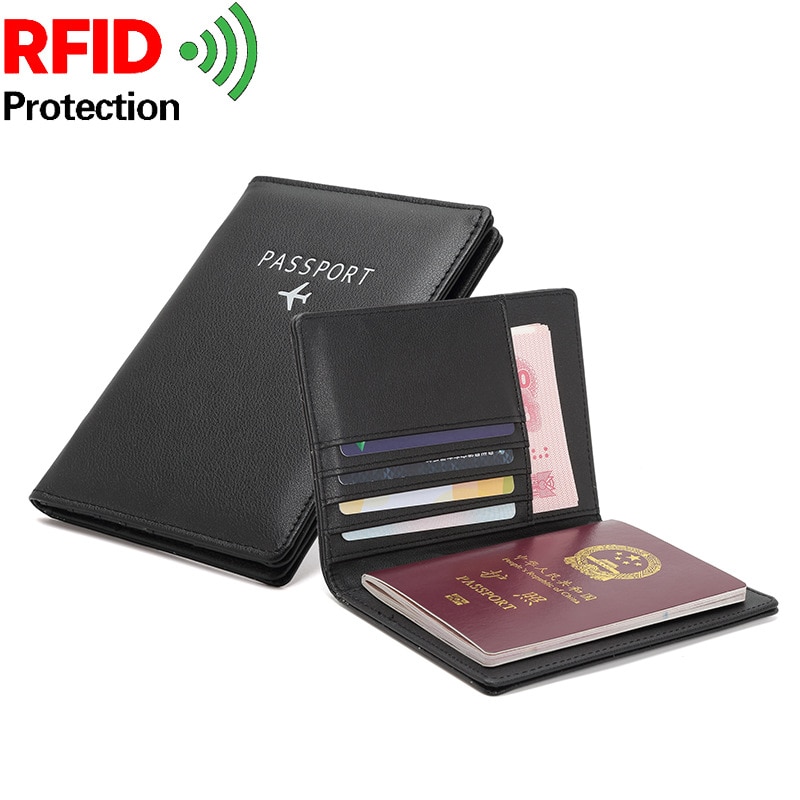 Fly logo rfid beskyttelse pascover universal størrelse rejse rfid pasholder pink etui pasorganisator