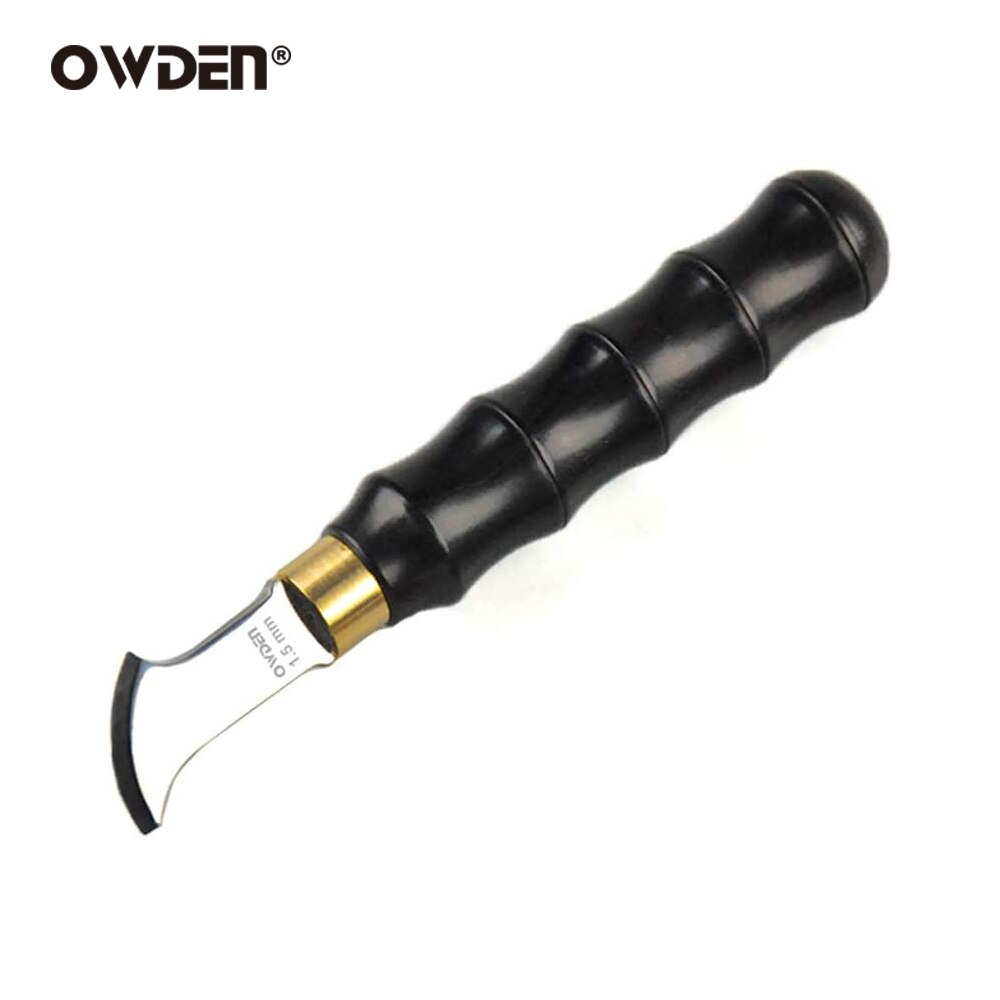Owden Lederen Edge Creaser Tool Lederen Tool Markering Versieren Line Tool Leathercraft Tool Lederen Edge Tool: 1.5