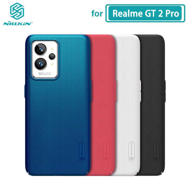 Hülle für Realme GT 2 Pro Nillkin Frosted Shield Matt PC Harte Rückseitige Handyhülle für OPPO Realme GT2 Pro Case