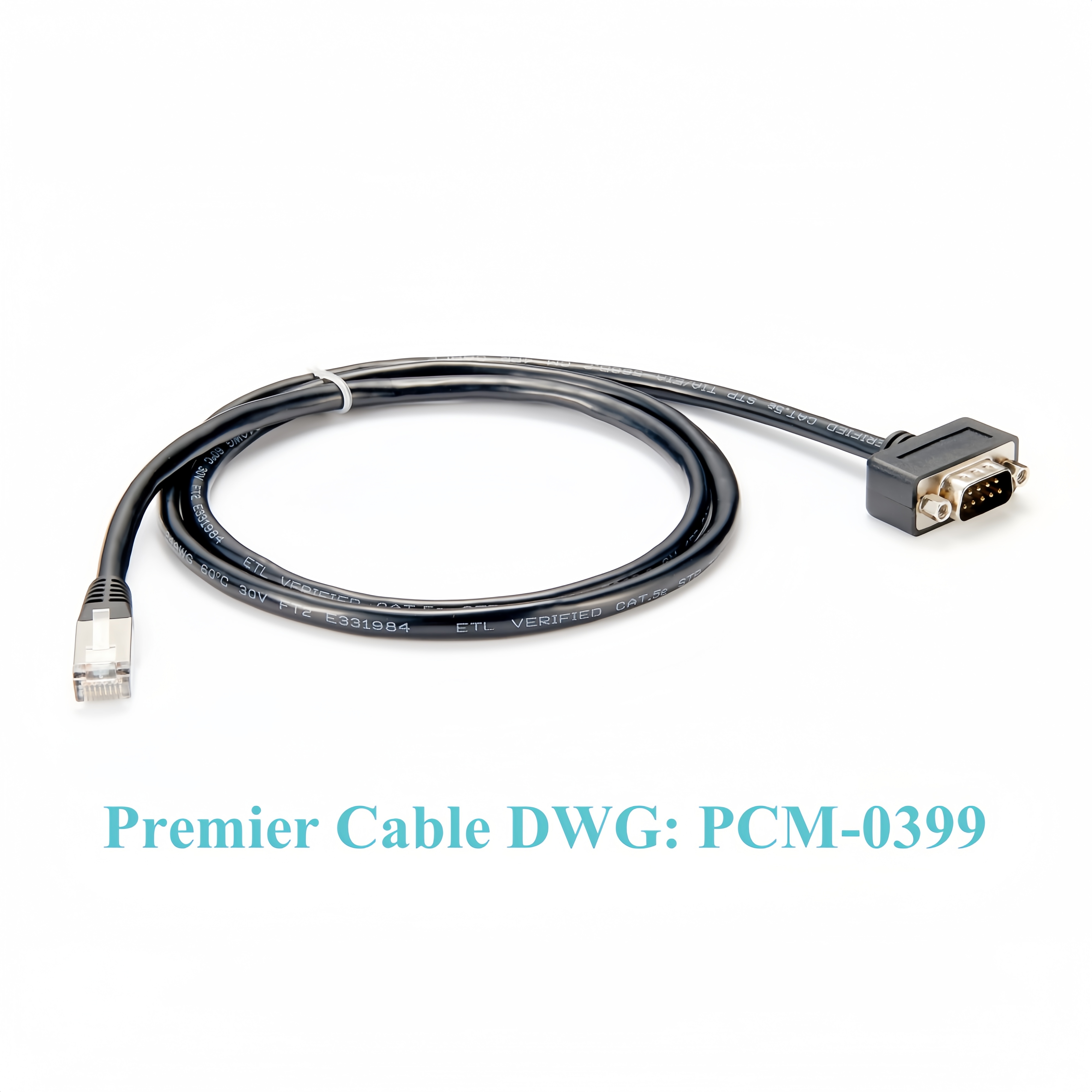 DB9 to RJ45 Console Cable D-Sub 9 pin Male to RJ45 8P8C CAN Bus Adapter Cable RJ45 to SUB D9 CAN Bus Cable for PLCS sensors: Default Title