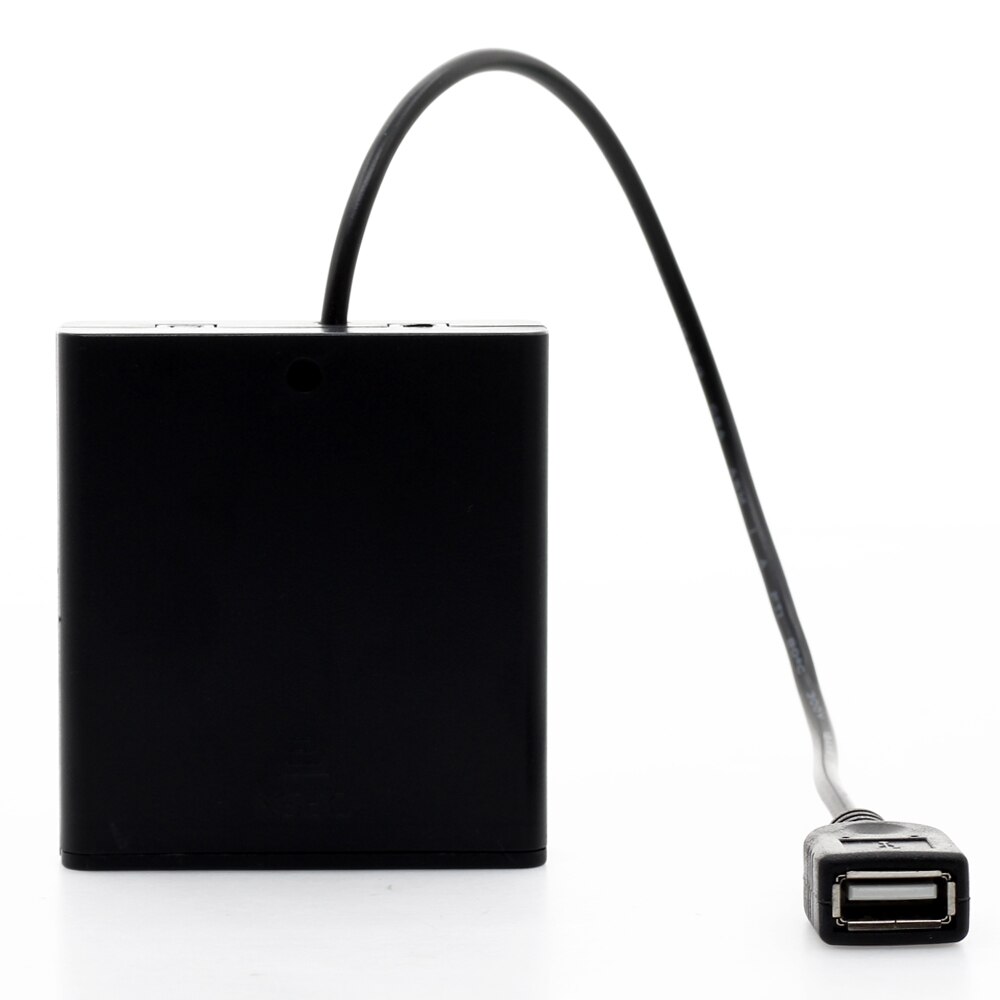 Usb batteriboks til 5v led strip lys usb mini strømforsyning