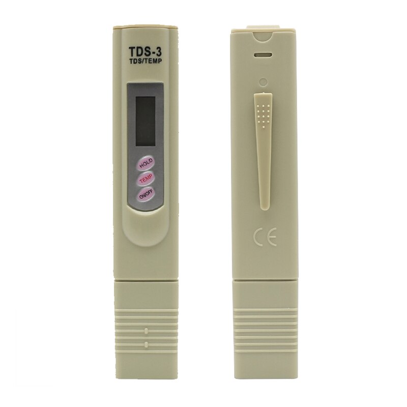 3 ensemble de Test de de l'eau numérique Portable TDS mètre 0-14 testeur de PH EC mesure de conductivité stylo outil de Test de pureté de l'eau potable