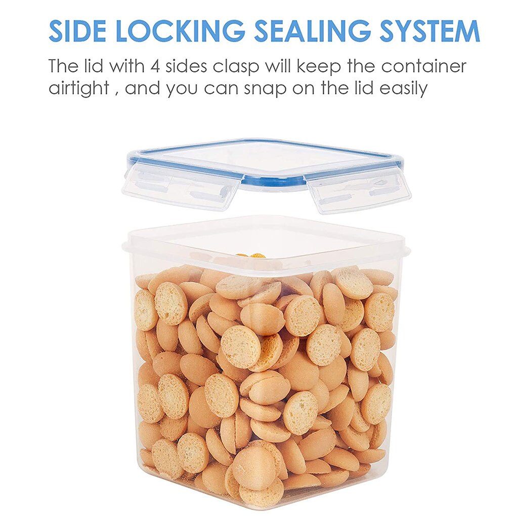 4pcs Food Container 2.5L Plastic Food Storage Box ... – Vicedeal