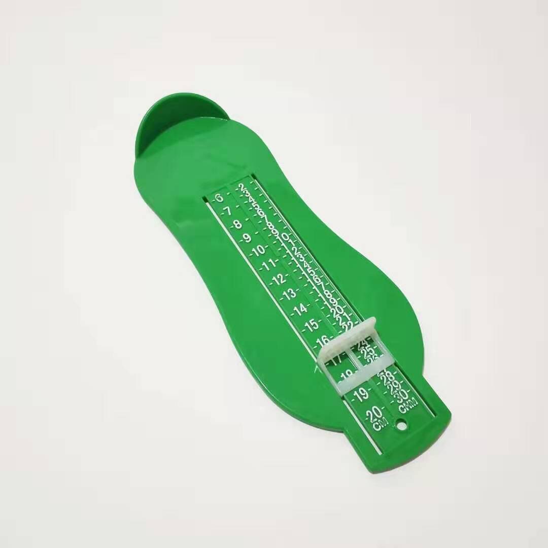 0-10Y Baby Fuß Herrscher Kinder Fuß Länge Mess Kind Schuhe Rechner für Kinder Infant Schuhe Armaturen Gauge Werkzeuge Baby Pflege: green