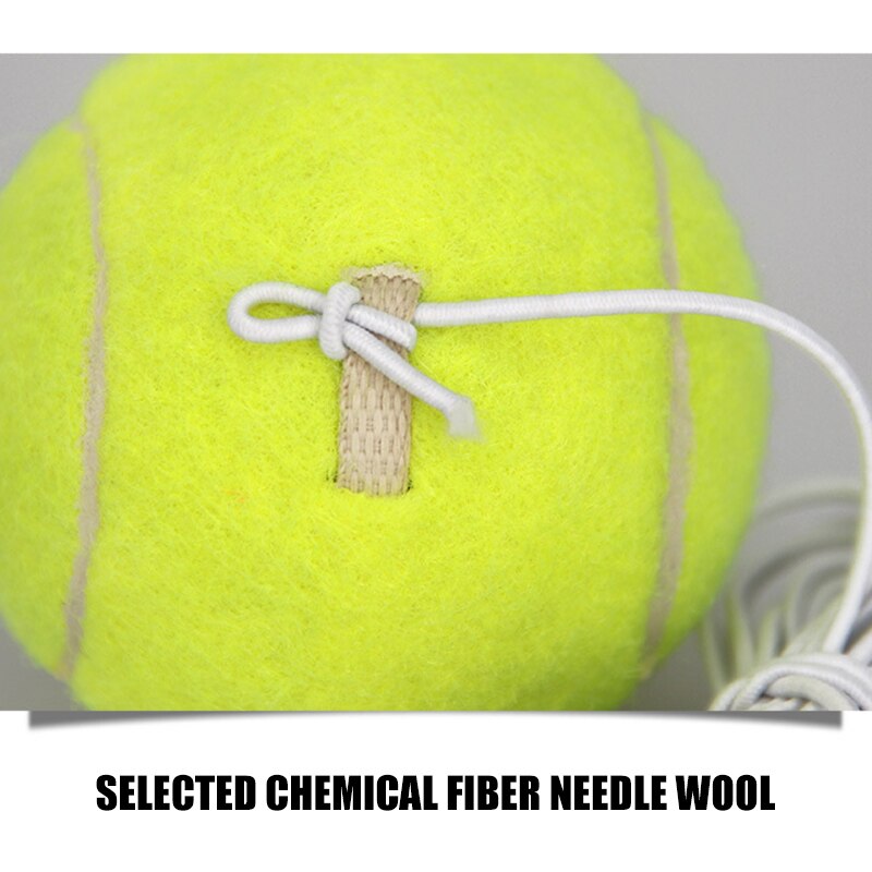 Tennis trener tennis ball trening enkelt selvstuderende trening rebound verktøy med elastisk tau på lager