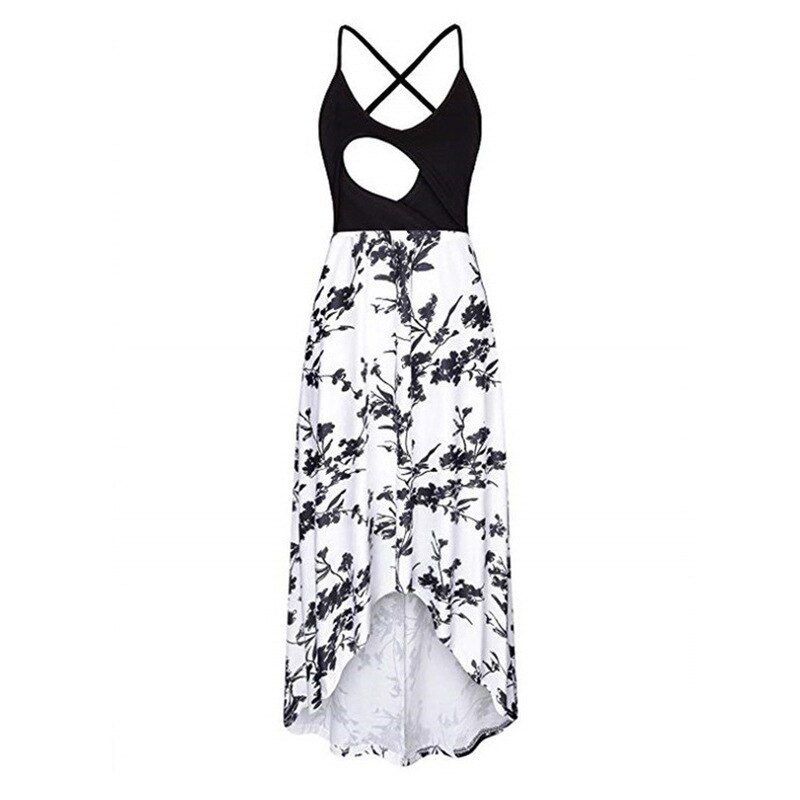 Maternidad Sling vestido de enfermería impreso empalme enfermería vestido sin mangas de embarazada lactancia tanque: White / S